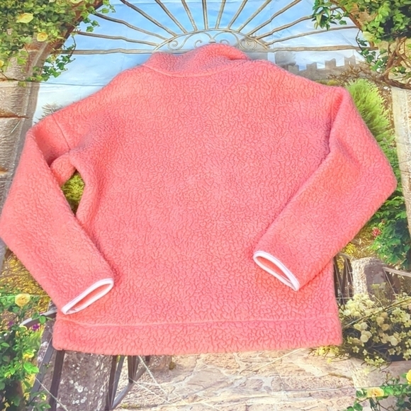 J. Crew vintage fleece Sherpa 1/4 zip fleece pullover size XS - Picture 5 of 5